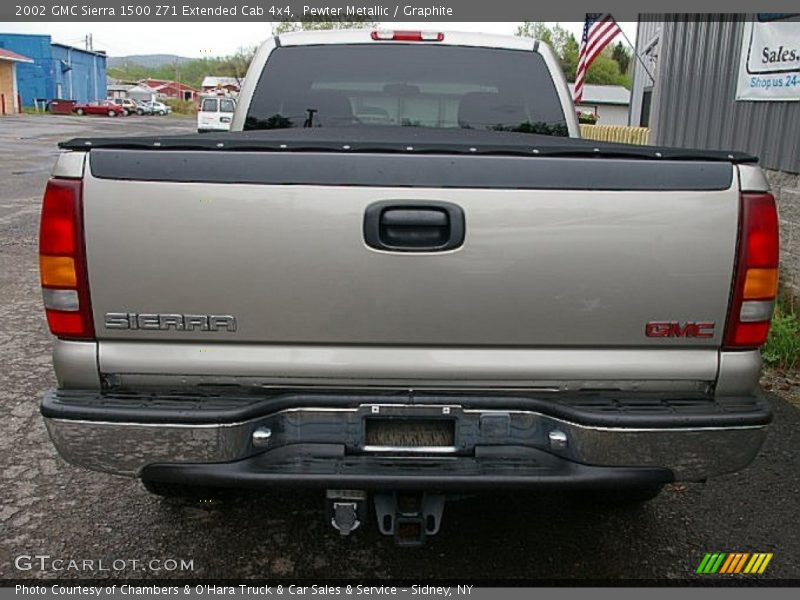 Pewter Metallic / Graphite 2002 GMC Sierra 1500 Z71 Extended Cab 4x4