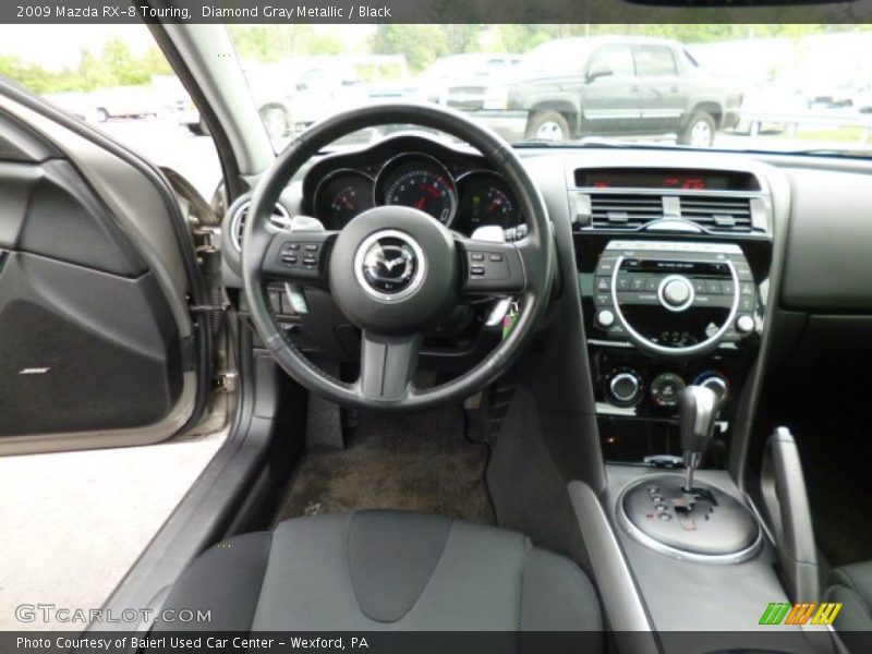Diamond Gray Metallic / Black 2009 Mazda RX-8 Touring
