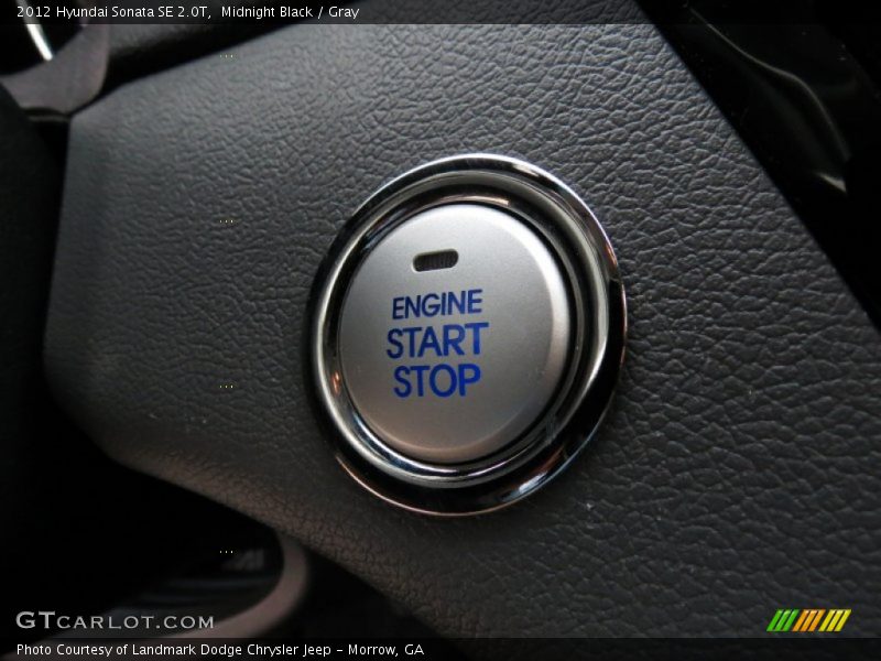 Midnight Black / Gray 2012 Hyundai Sonata SE 2.0T