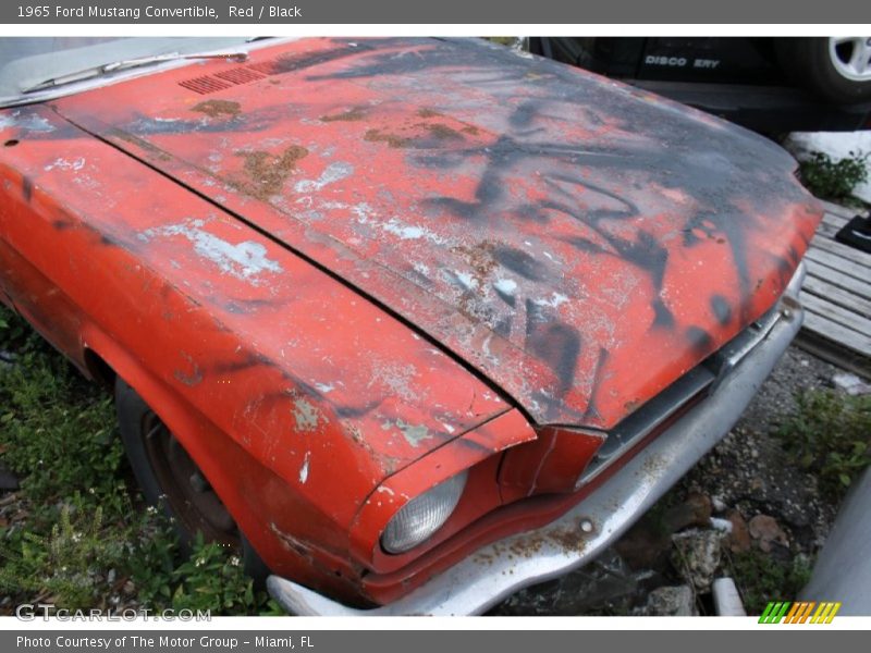 Red / Black 1965 Ford Mustang Convertible