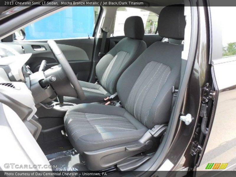 Mocha Bronze Metallic / Jet Black/Dark Titanium 2013 Chevrolet Sonic LT Sedan