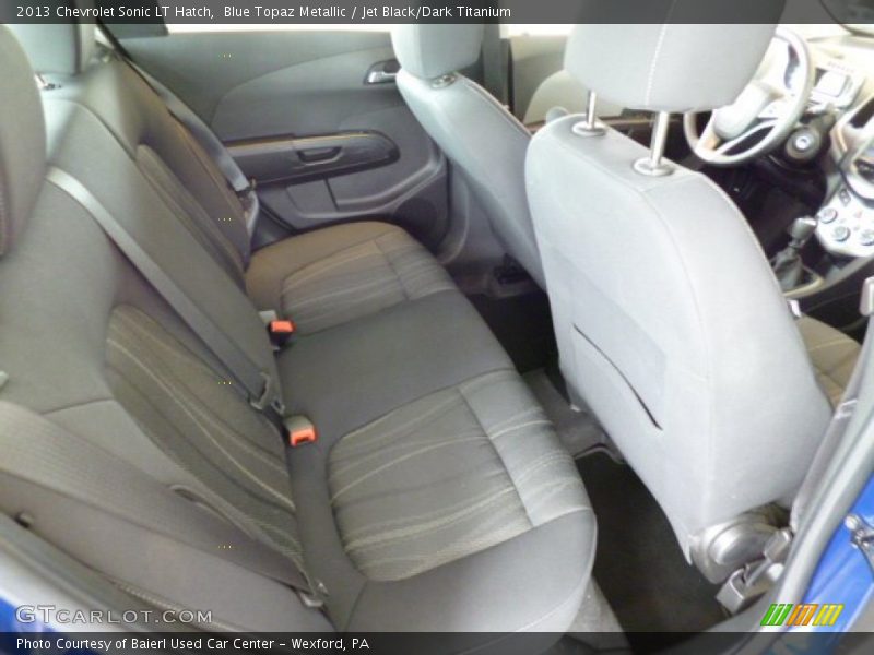Blue Topaz Metallic / Jet Black/Dark Titanium 2013 Chevrolet Sonic LT Hatch