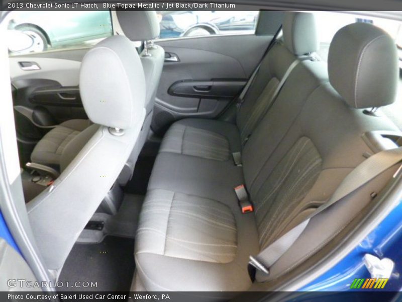 Blue Topaz Metallic / Jet Black/Dark Titanium 2013 Chevrolet Sonic LT Hatch