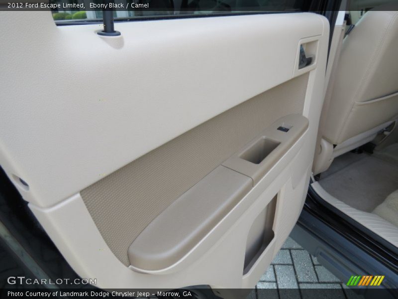 Ebony Black / Camel 2012 Ford Escape Limited