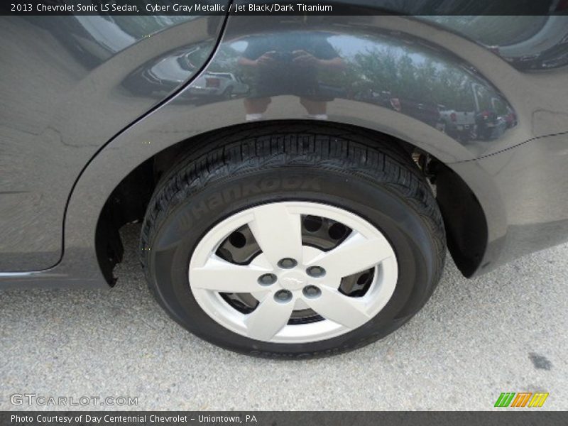 Cyber Gray Metallic / Jet Black/Dark Titanium 2013 Chevrolet Sonic LS Sedan