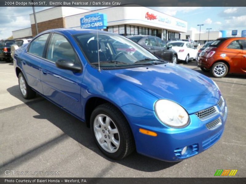 Electric Blue Pearlcoat / Dark Slate Gray 2004 Dodge Neon SXT