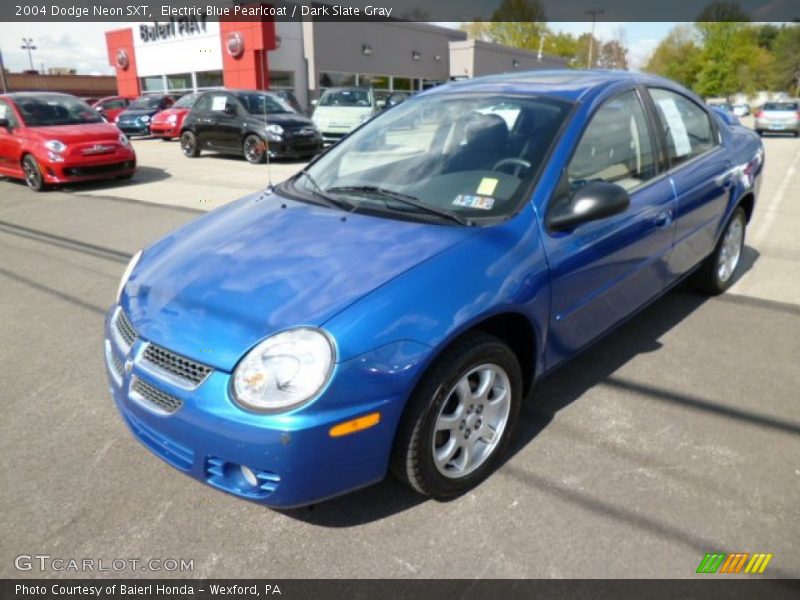 Electric Blue Pearlcoat / Dark Slate Gray 2004 Dodge Neon SXT