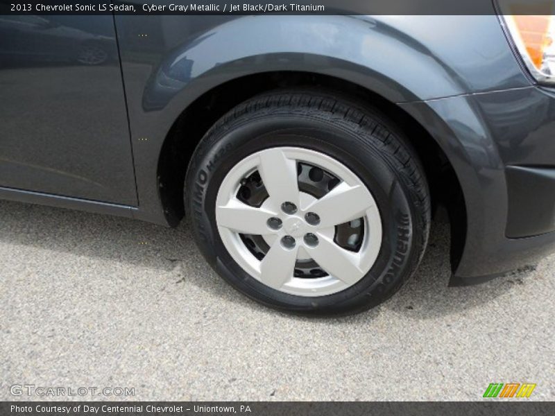 Cyber Gray Metallic / Jet Black/Dark Titanium 2013 Chevrolet Sonic LS Sedan