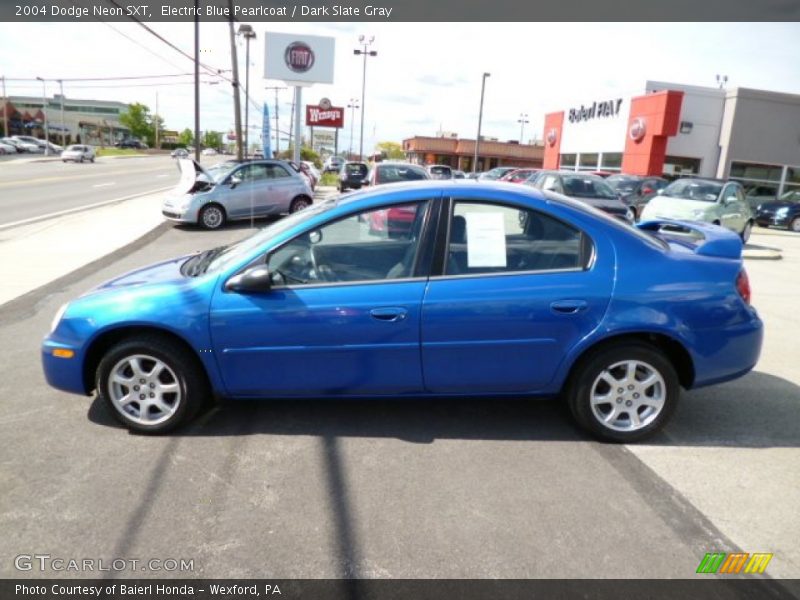 Electric Blue Pearlcoat / Dark Slate Gray 2004 Dodge Neon SXT