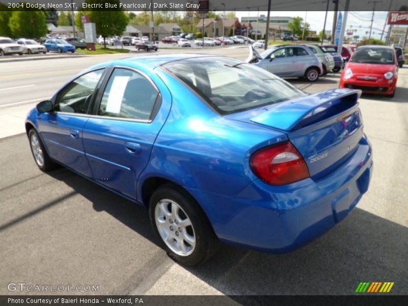 Electric Blue Pearlcoat / Dark Slate Gray 2004 Dodge Neon SXT