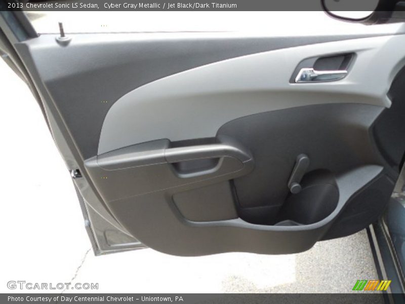 Cyber Gray Metallic / Jet Black/Dark Titanium 2013 Chevrolet Sonic LS Sedan