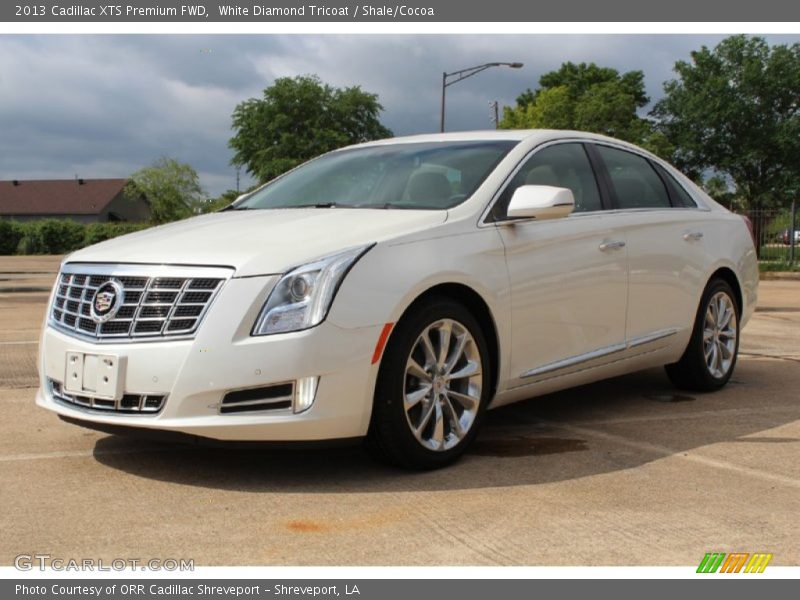 White Diamond Tricoat / Shale/Cocoa 2013 Cadillac XTS Premium FWD