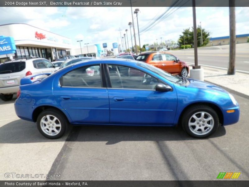 Electric Blue Pearlcoat / Dark Slate Gray 2004 Dodge Neon SXT