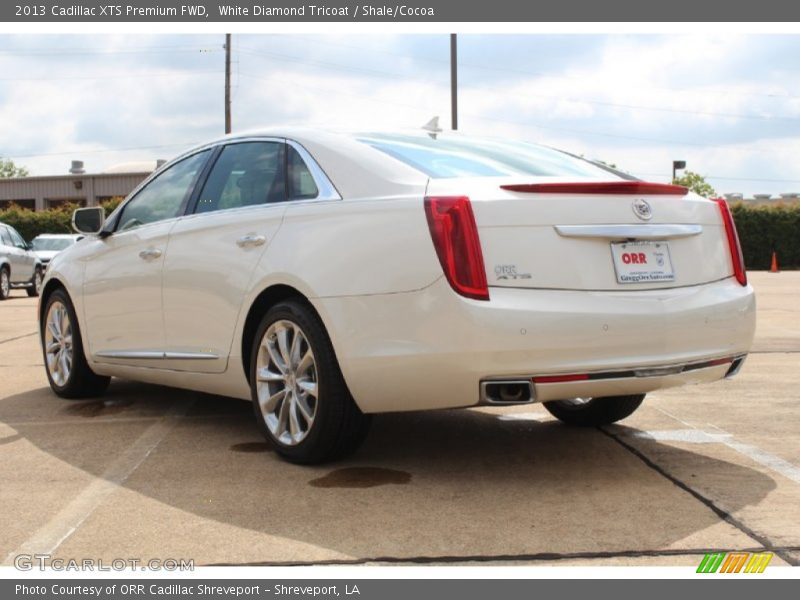 White Diamond Tricoat / Shale/Cocoa 2013 Cadillac XTS Premium FWD