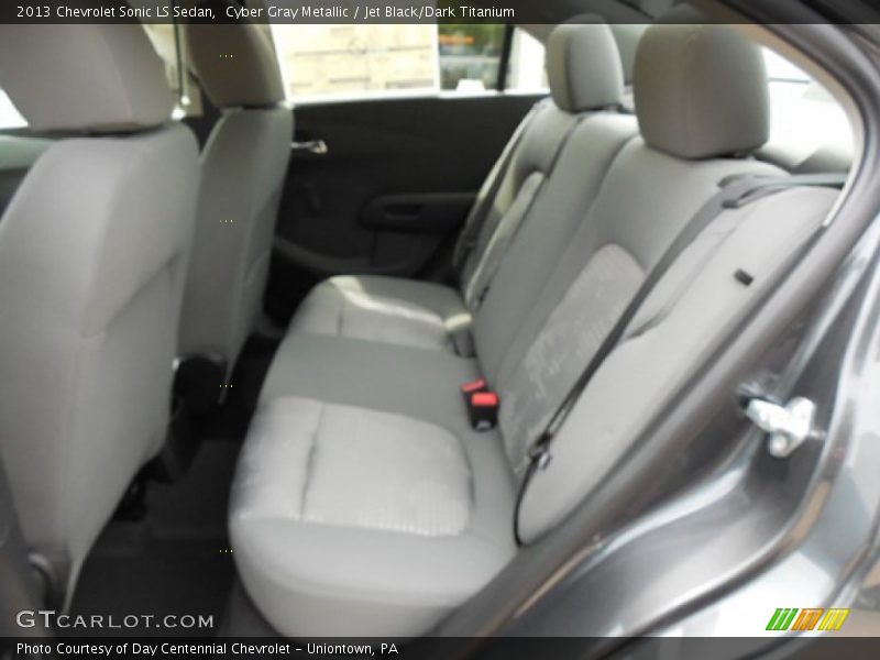 Cyber Gray Metallic / Jet Black/Dark Titanium 2013 Chevrolet Sonic LS Sedan