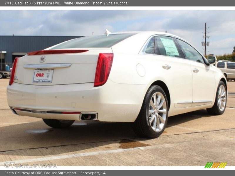 White Diamond Tricoat / Shale/Cocoa 2013 Cadillac XTS Premium FWD