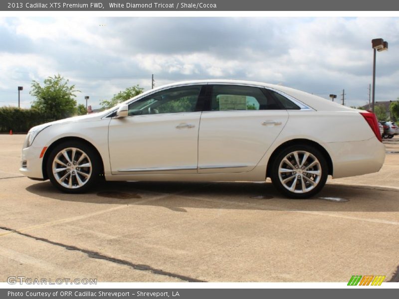 White Diamond Tricoat / Shale/Cocoa 2013 Cadillac XTS Premium FWD