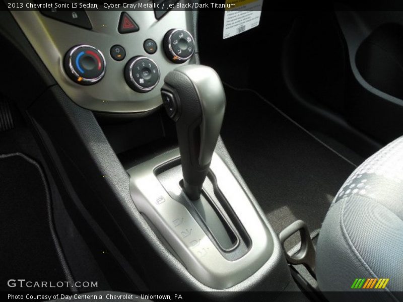 Cyber Gray Metallic / Jet Black/Dark Titanium 2013 Chevrolet Sonic LS Sedan