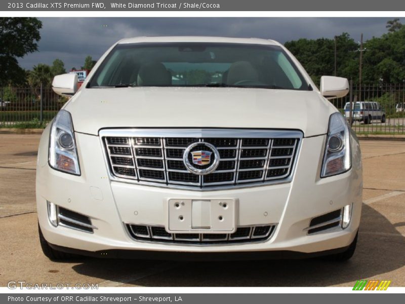 White Diamond Tricoat / Shale/Cocoa 2013 Cadillac XTS Premium FWD