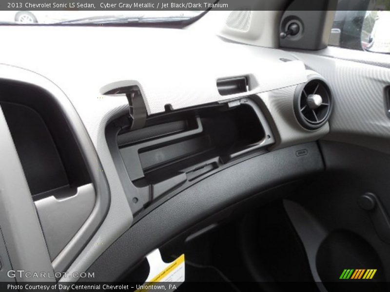 Cyber Gray Metallic / Jet Black/Dark Titanium 2013 Chevrolet Sonic LS Sedan