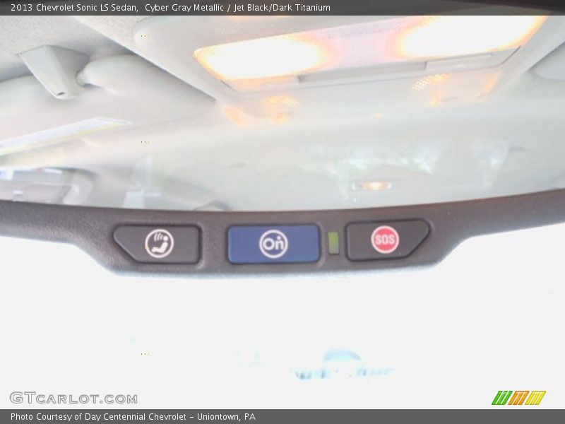Cyber Gray Metallic / Jet Black/Dark Titanium 2013 Chevrolet Sonic LS Sedan