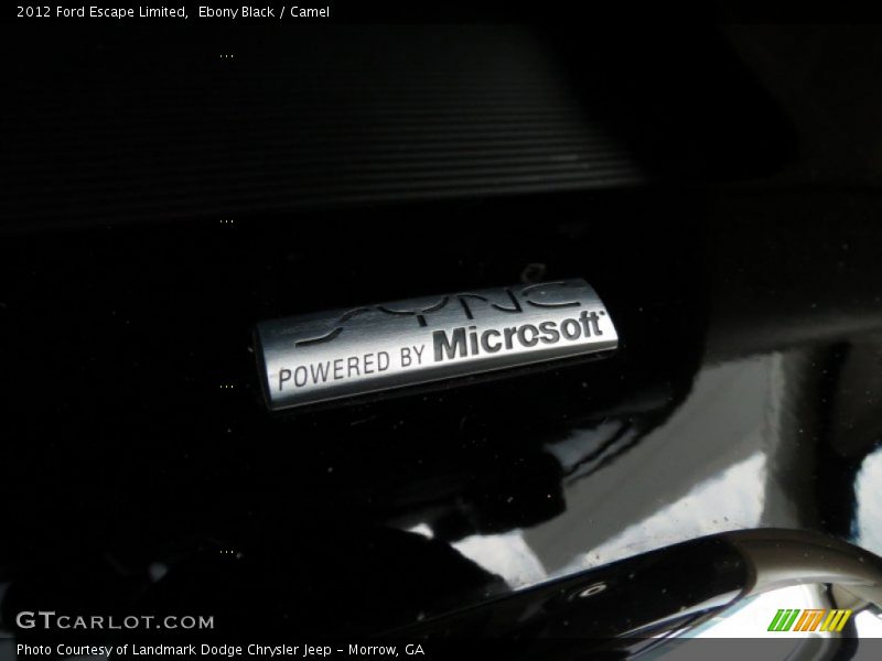 Ebony Black / Camel 2012 Ford Escape Limited