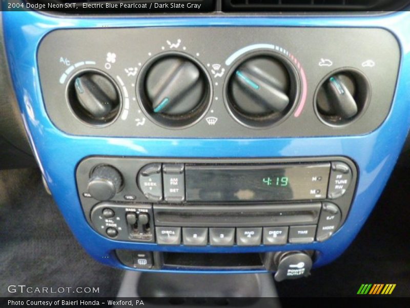 Controls of 2004 Neon SXT