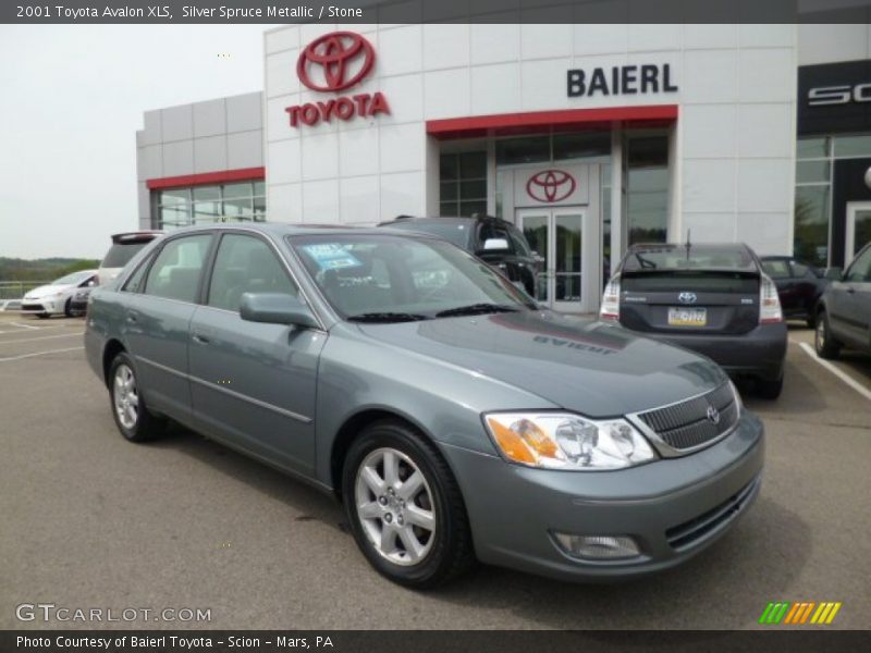 Silver Spruce Metallic / Stone 2001 Toyota Avalon XLS