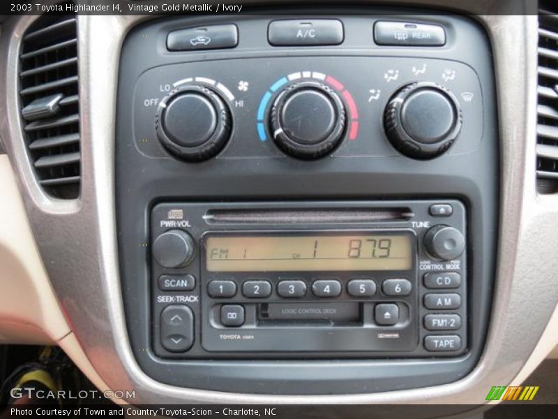 Audio System of 2003 Highlander I4