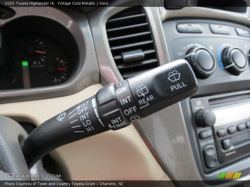 Controls of 2003 Highlander I4