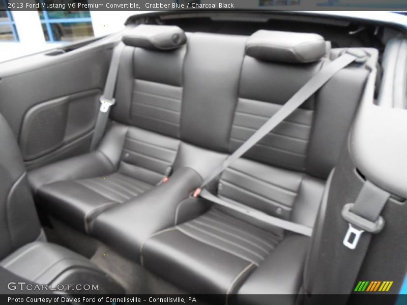 Grabber Blue / Charcoal Black 2013 Ford Mustang V6 Premium Convertible