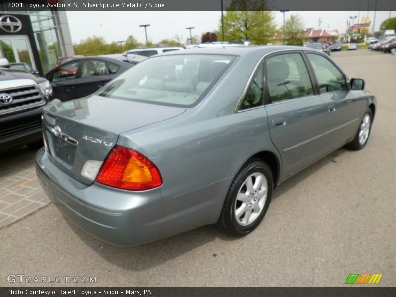 Silver Spruce Metallic / Stone 2001 Toyota Avalon XLS