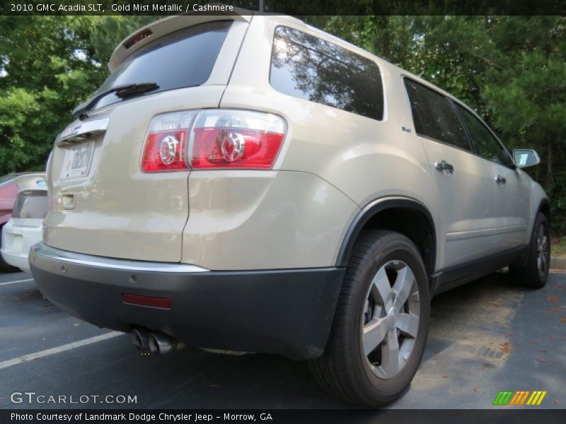 Gold Mist Metallic / Cashmere 2010 GMC Acadia SLT