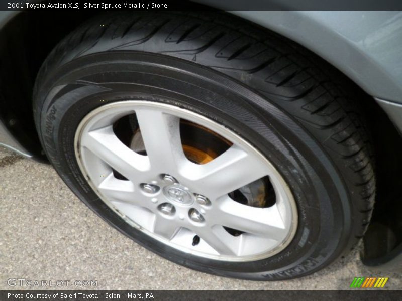 Silver Spruce Metallic / Stone 2001 Toyota Avalon XLS
