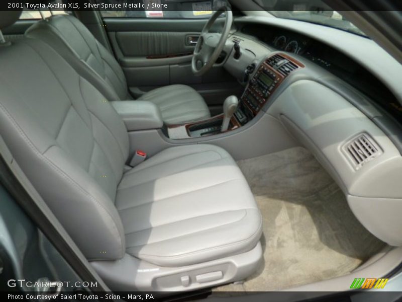 Silver Spruce Metallic / Stone 2001 Toyota Avalon XLS