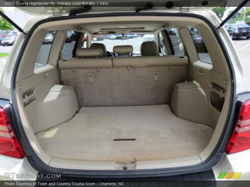 2003 Highlander I4 Trunk