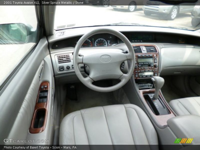 Silver Spruce Metallic / Stone 2001 Toyota Avalon XLS