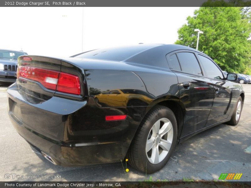 Pitch Black / Black 2012 Dodge Charger SE