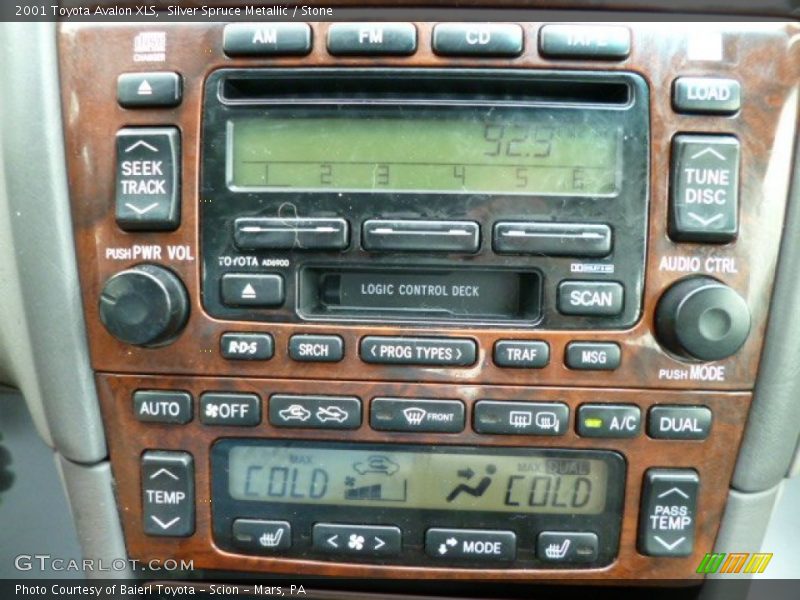 Silver Spruce Metallic / Stone 2001 Toyota Avalon XLS