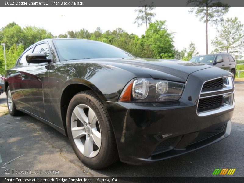 Pitch Black / Black 2012 Dodge Charger SE
