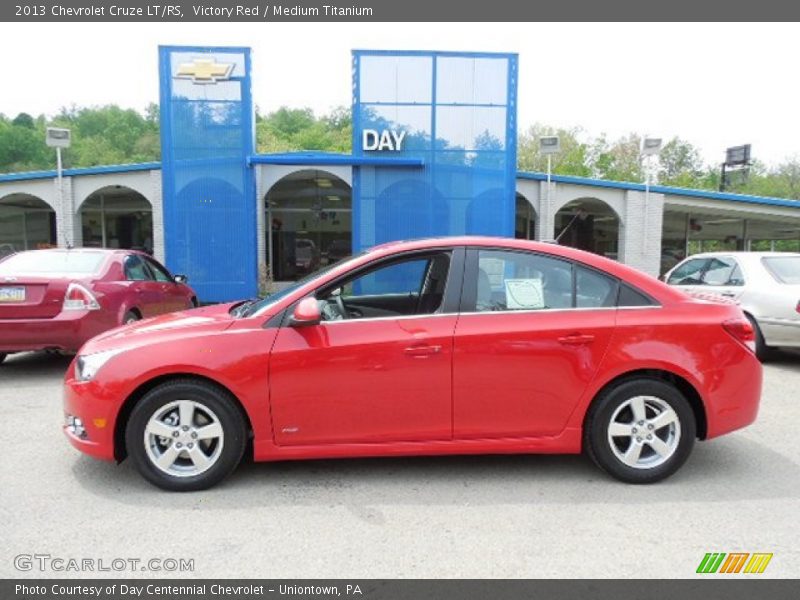 Victory Red / Medium Titanium 2013 Chevrolet Cruze LT/RS