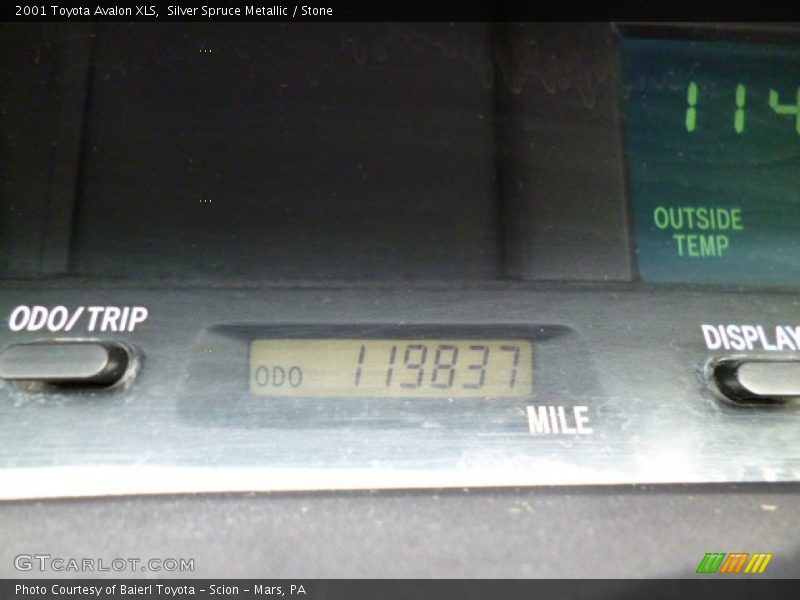 Silver Spruce Metallic / Stone 2001 Toyota Avalon XLS