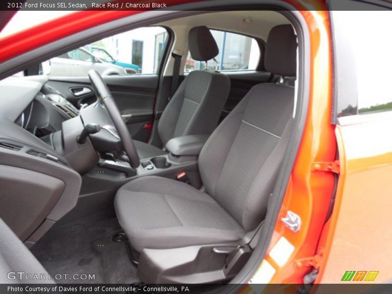 Race Red / Charcoal Black 2012 Ford Focus SEL Sedan