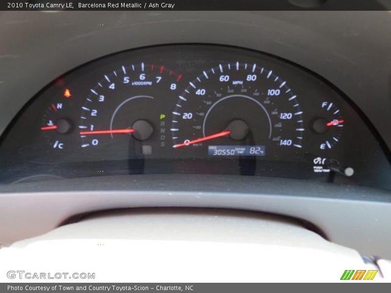 Barcelona Red Metallic / Ash Gray 2010 Toyota Camry LE