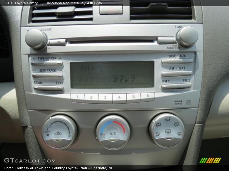 Barcelona Red Metallic / Ash Gray 2010 Toyota Camry LE