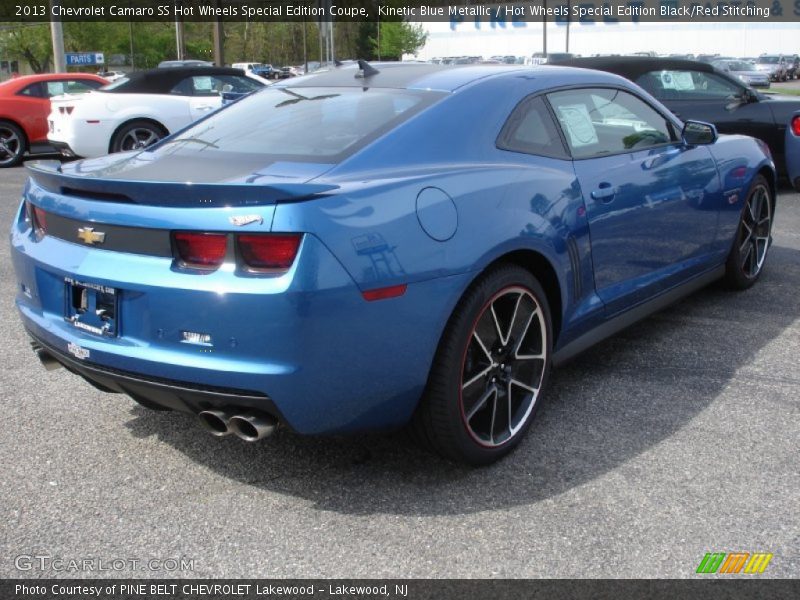 Kinetic Blue Metallic / Hot Wheels Special Edition Black/Red Stitching 2013 Chevrolet Camaro SS Hot Wheels Special Edition Coupe