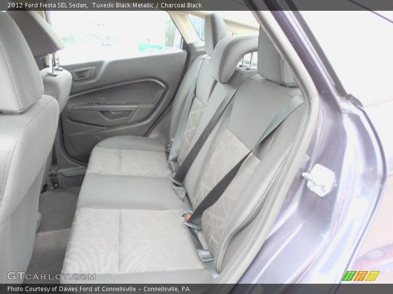 Tuxedo Black Metallic / Charcoal Black 2012 Ford Fiesta SEL Sedan