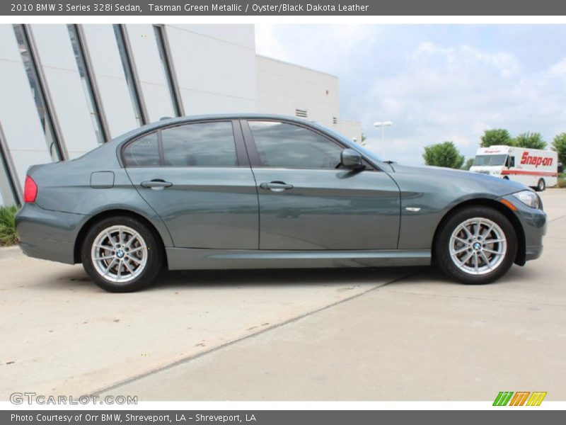 Tasman Green Metallic / Oyster/Black Dakota Leather 2010 BMW 3 Series 328i Sedan