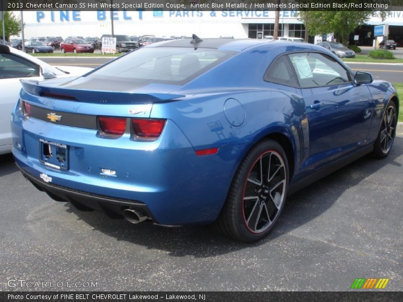 Kinetic Blue Metallic / Hot Wheels Special Edition Black/Red Stitching 2013 Chevrolet Camaro SS Hot Wheels Special Edition Coupe