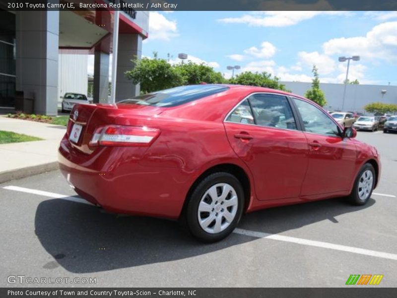 Barcelona Red Metallic / Ash Gray 2010 Toyota Camry LE